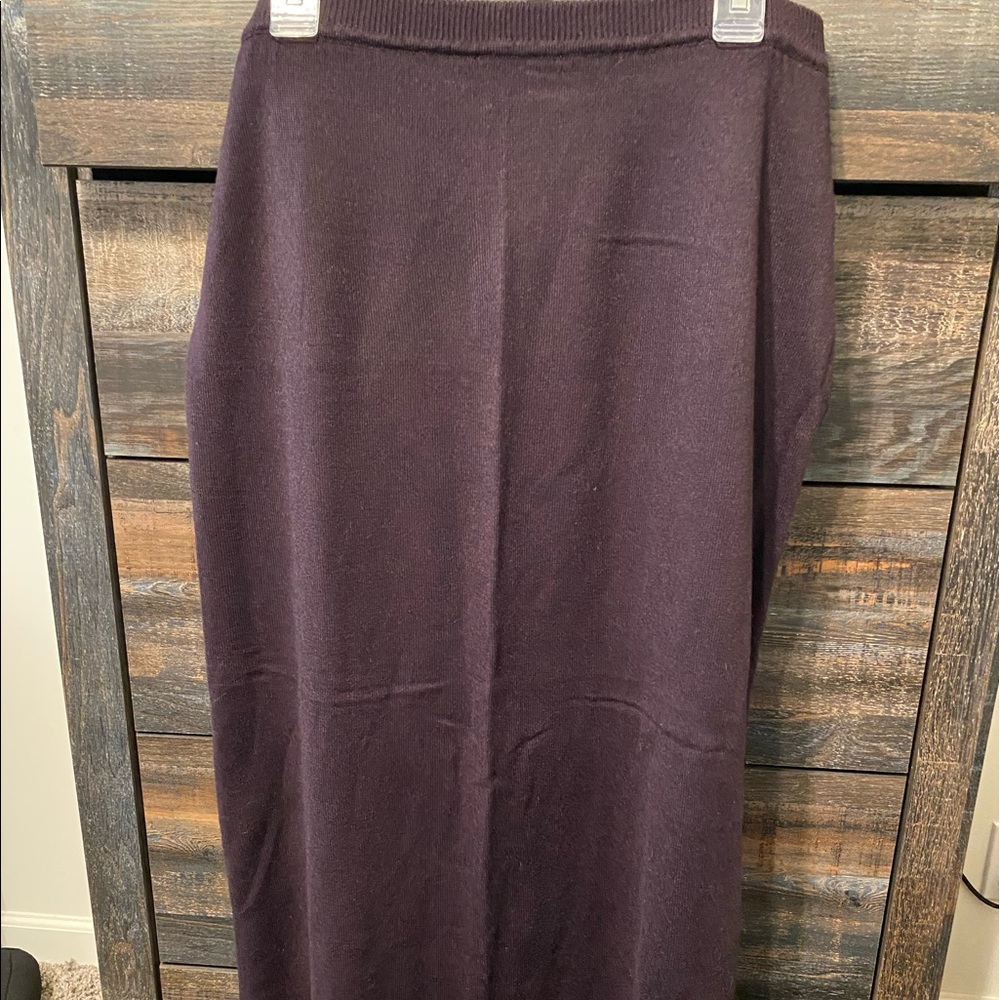 Purple/maroon Sweater Skirt